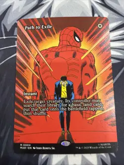 Spider-Man MTG Path To Exile Marvel Eternal-Legal Regular Non Foil - Image 1