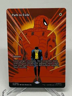 Path To Exile 0004 Regular Borderless Marvels Spider-Man - Image 1