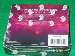 MTG COMMANDER LEGENDS COLLECTOR BOOSTER BOX NEW SEALED - Image 2