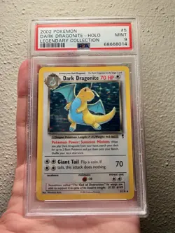 Pokemon Dark Dragonite HOLO Legendary Collection Eng 5/110 PSA 9 Vintage - Image 1