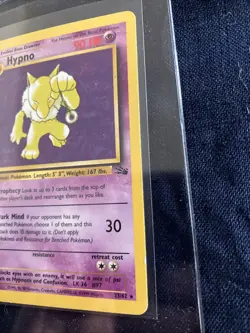 🔮Pokemon TCG Hypno Fossil 8/62 Wizards Base Set 1st Ed. LP Regular - Image 4