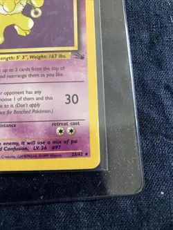 🔮Pokemon TCG Hypno Fossil 8/62 Wizards Base Set 1st Ed. LP Regular - Image 5