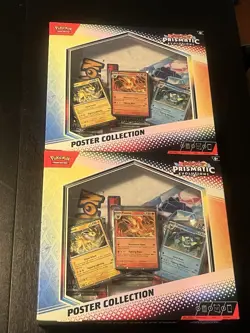 Pokemon SV8.5 Prismatic Evolutions Poster Collection Box Sealed X 2 US SELLER - Image 1