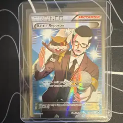 Pokemon TCG Battle Reporter 109/111 XY Furious Fists Full Art Ultra Rare Holo - Image 1