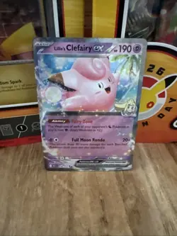 2026 Pokemon TCG Ascended Heroes - Lillies Clefairy EX Double Rare 076/217 NM - Image 1
