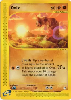 Pokemon TCG - Onix 98/147 Non Holo - Aquapolis - Image 1