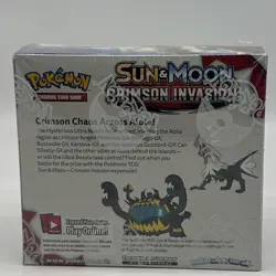 Pokemon TCG Sun & Moon Crimson Invasion Booster Box SEALED - Image 2