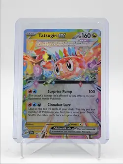 TATSUGIRI EX 2024 POKEMON SURGING SPARKS DOUBLE RARE 142/191 Q5542 - Image 1