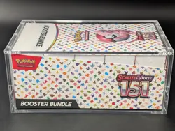 Pokemon 151 SV3.5 Booster Bundle Display Factory Sealed Case W/Acrylic Case - Image 4