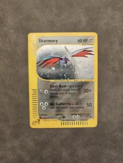 Pokemon TCG Skarmory 27/165 Holo Rare E-reader Vintage - 2002 Expedition - NM - Image 1