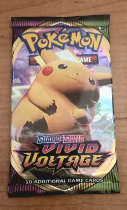 Pokemon Sword and Shield Vivid Voltage Booster Pack - Image 1