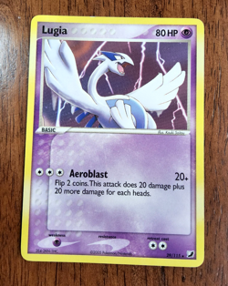 Pokemon TCG Lugia EX Unseen Forces rare 29/115 2005 NM - Image 1