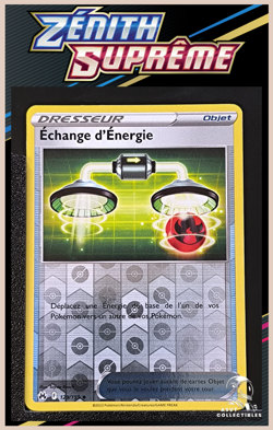 Carte Pokemon Echange d'Energie 129/159 Reverse EB12.5 Zenith Supreme FR - Image 1