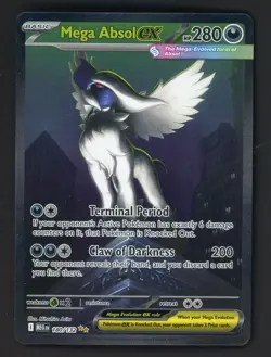 Pokemon 2025 TCG Mega Absol ex 180/132 Me01 Special Illustration Rare Holo - Image 1