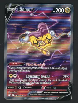 Pokemon TCG Raikou V GG41/GG70 Crown Zenith Ultra Rare - Image 1