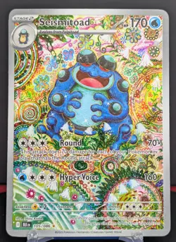 Pokemon Seismitoad #105/086 English Black Bolt Illustration Rare - Image 1