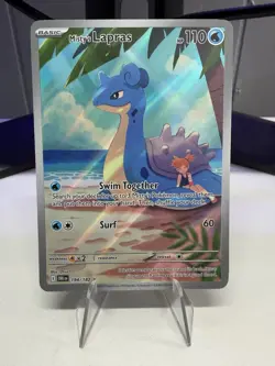 Pokemon Misty's Lapras 194/182 Sv10: Destined Rivals Illustration Rare - Image 1