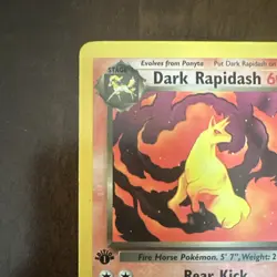 Pokemon TCG Dark Rapidash Team Rocket 1st Ed 44/82 NM - Image 3