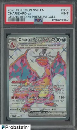 2023 Pokemon SVP EN #056 Charizard ex Premium Collection PSA 9 MINT - Image 1