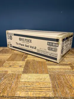 One Piece TS-02 Mini Tin Pack Set VOL. 2 English Factory SEALED CASE (48 Tins) - Image 2