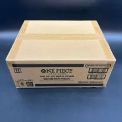 One Piece OP14-EB04 The Azure Sea's Seven English 12 Booster Box Case Sealed - Image 1