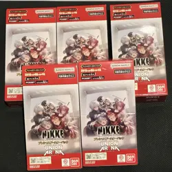 UNION ARENA PRECIOUS BOOSTER Goddess Of Victory NIKKE PC02BT 5box sealed - Image 1