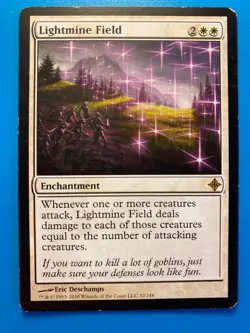 MTG 1x Lightmine Field # 32 Rise of the Eldrazi Magic the Gathering Card x1 MP - Image 1