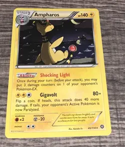 Ampharos - 40/114 (XY Steam Siege) 040/114 Deck Exclusives LP Pokemon Card TCG - Image 1