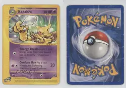 Kadabra Pokemon e-Card Series Expedition #84 2002 - Image 3
