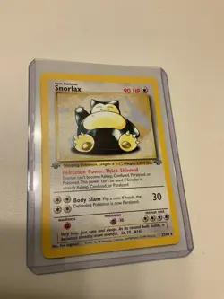 Pokemon Card - Snorlax Jungle 27/64 Rare 1st Edition Non-Holo - Image 1