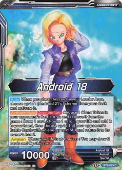 Android 18 BT8-023 C Dragon Ball Super Card Game DBS TCG Non-Holo NM Dragon Ball - Image 1