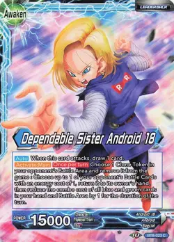 Android 18 BT8-023 C Dragon Ball Super Card Game DBS TCG Non-Holo NM Dragon Ball - Image 2