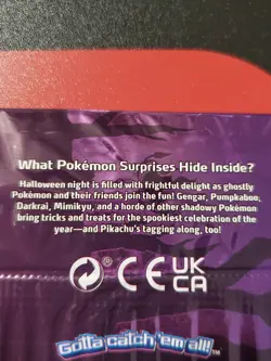 Pokemon TCG - gengar - pikachu -Trick Or Trade Booster pack of 3 cards !!! 2022 - Image 3
