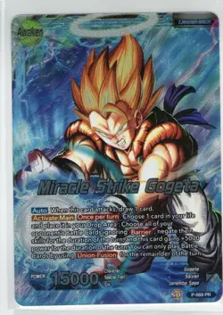 Son Goku & Vegeta // Miracle Strike Gogeta P-069 Promo Promotion Cards DBS - Image 1
