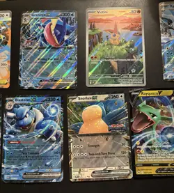 Lot Of 13 Jumbo Pokemon Trading Cards - Image 3