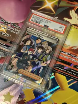 Pokemon TCG 2025 Pre en Friends in Paldea Ultra Rare Card #137 PSA 9 Mint - Image 2