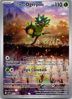 Teal Mask Ogerpon - Promo SV: Scarlet & Violet Promo Cards 123 NM - Image 1