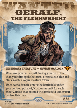 Geralf, the Fleshwright (REGULAR) x1 - MTG Outlaws of Thunder Junction OTJ #287 - Image 1
