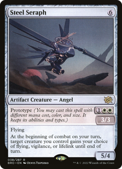 Steel Seraph (FOIL) x1 - MTG The Brothers' War BRO #38 - Image 1