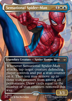 Sensational Spider-Man (REGULAR) x1 - MTG Marvel's Spider-Man Eternal SPE #25 - Image 1