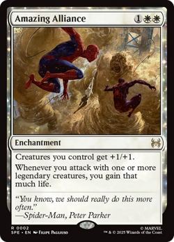 Amazing Alliance (FOIL) x1 - MTG Marvel's Spider-Man Eternal SPE #2 - Image 1