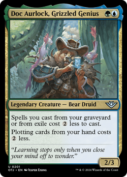 Doc Aurlock, Grizzled Genius (FOIL) x1 - MTG OTJ #201 - Image 1