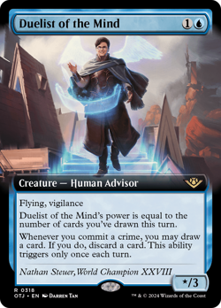 Duelist of the Mind (REGULAR) x1 - MTG Outlaws of Thunder Junction OTJ #318 - Image 1
