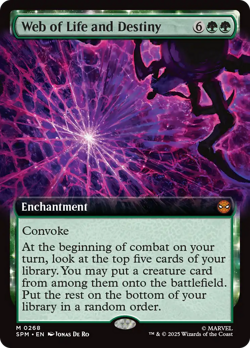 Web of Life and Destiny (FOIL) x1 - MTG Marvel's Spider-Man SPM #268 - Image 1