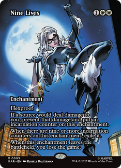 Nine Lives (REGULAR) x1 - MTG Marvel Universe MAR #3 - Image 1