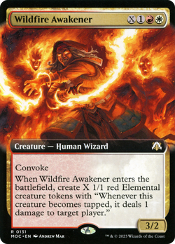 Wildfire Awakener (REGULAR) x1 - MTG March of the Machine Commander MOC #131 - Image 1