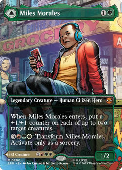 Miles Morales // Ultimate Spider-Man (FOIL) x1 - MTG SPM #200 - Image 1