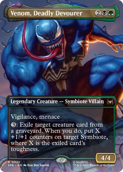 Venom, Deadly Devourer (REGULAR) x1 - MTG Marvel's Spider-Man Eternal SPE #22 - Image 1