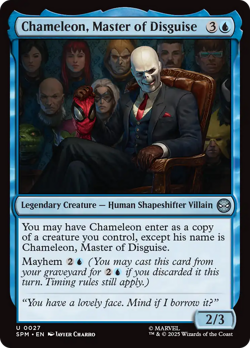 Chameleon, Master of Disguise (FOIL) x1 - MTG Marvel's Spider-Man SPM #27 - Image 1