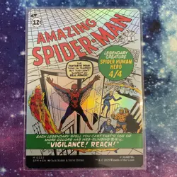 Peter Parker (0232) (Borderless) Marvel's Spider-Man Foil MTG - Image 2